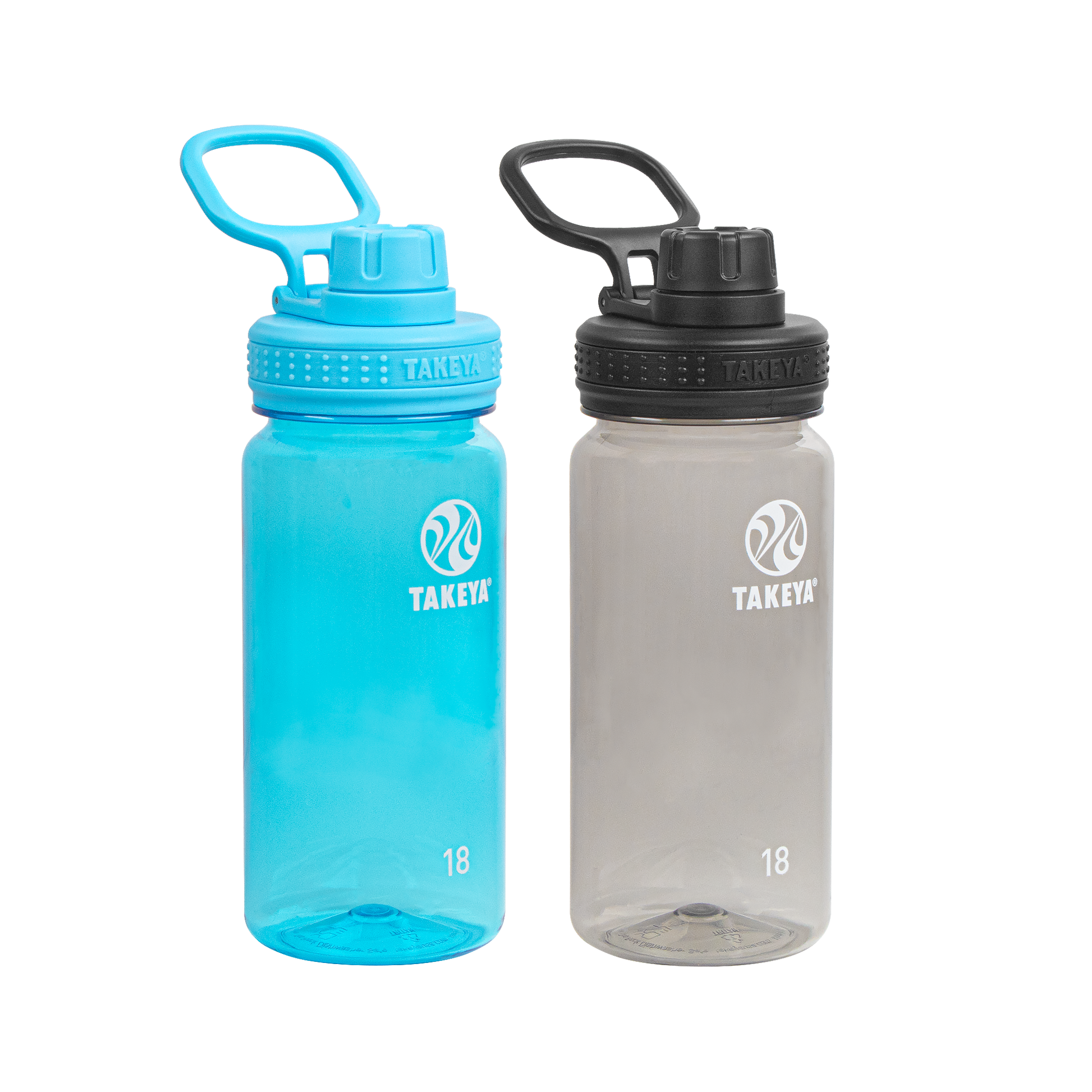 tritan-water-bottle-bundle-with-spout-lid-2-pack-n8 51476-Tritan-Spout-18-2pk-BreezyBlue-StormyBlack-Front_1.png