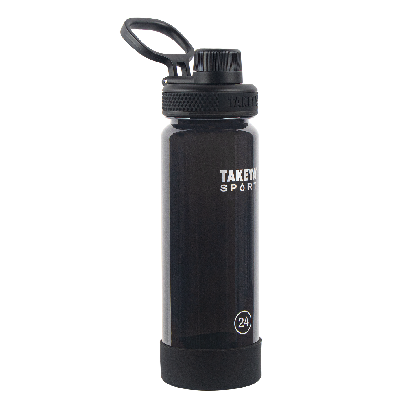 tritan-sport-water-bottle-with-spout-lid-r5 51664-TKS-Tritan-Spout-24-GrandSlamBlack-frontangle.png