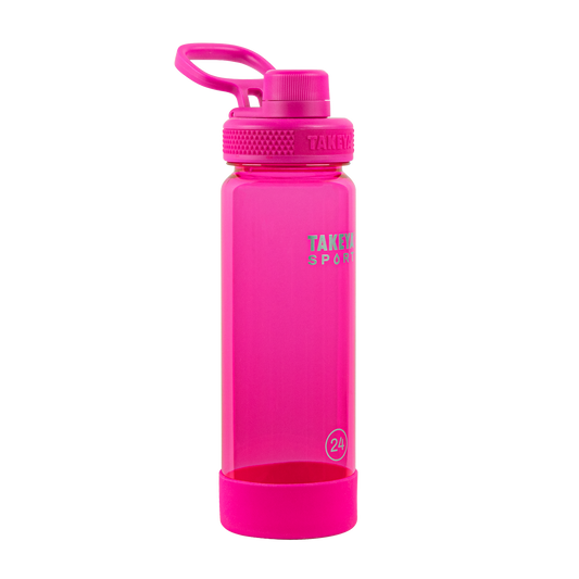 tritan-sport-water-bottle-with-spout-lid-c0 51671-TKS-Tritan-Spout-24-PinkSweep-frontangle.png