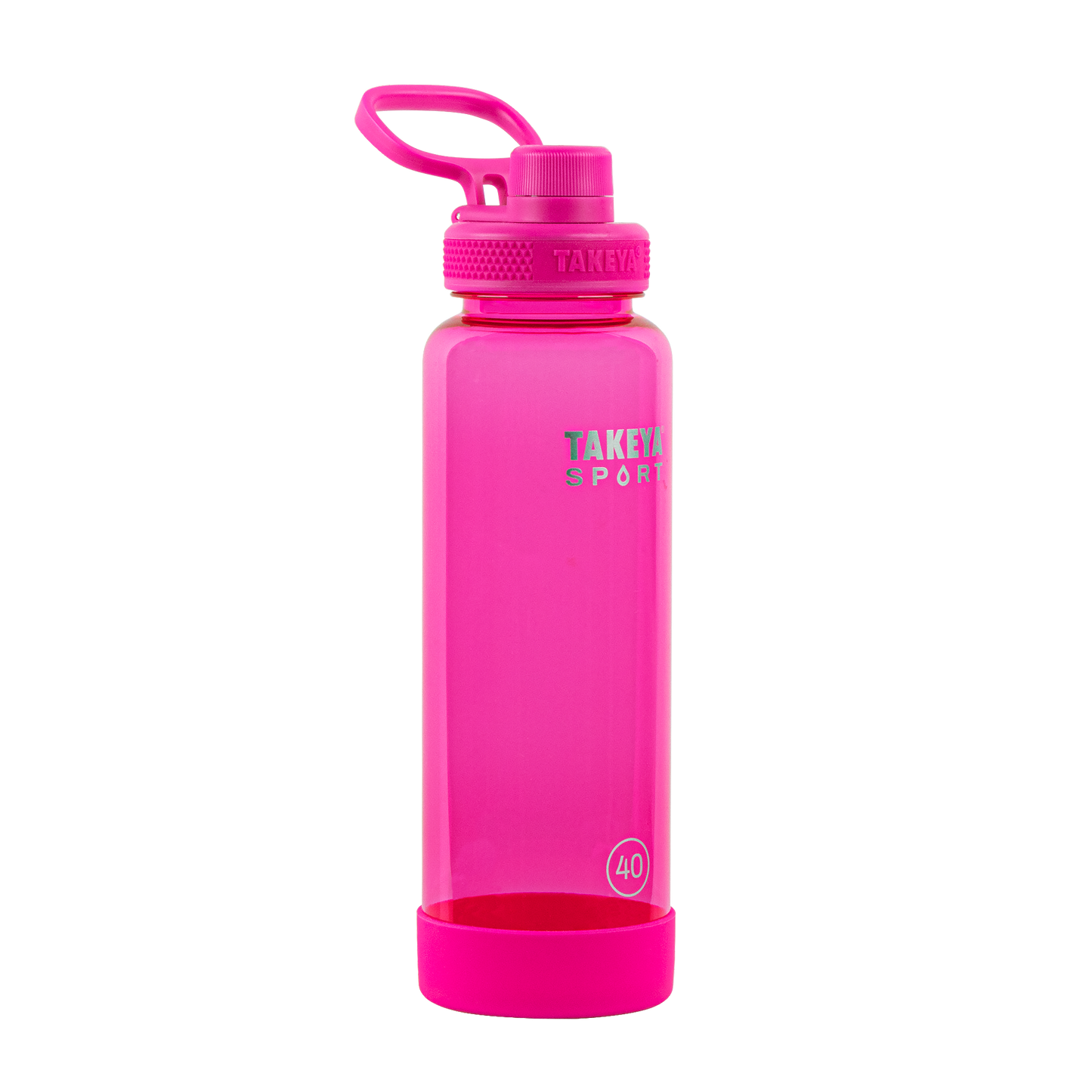 tritan-sport-water-bottle-with-spout-lid-r5 52030-TKS-Tritan-Spout-40-PinkSweep-frontangle.png