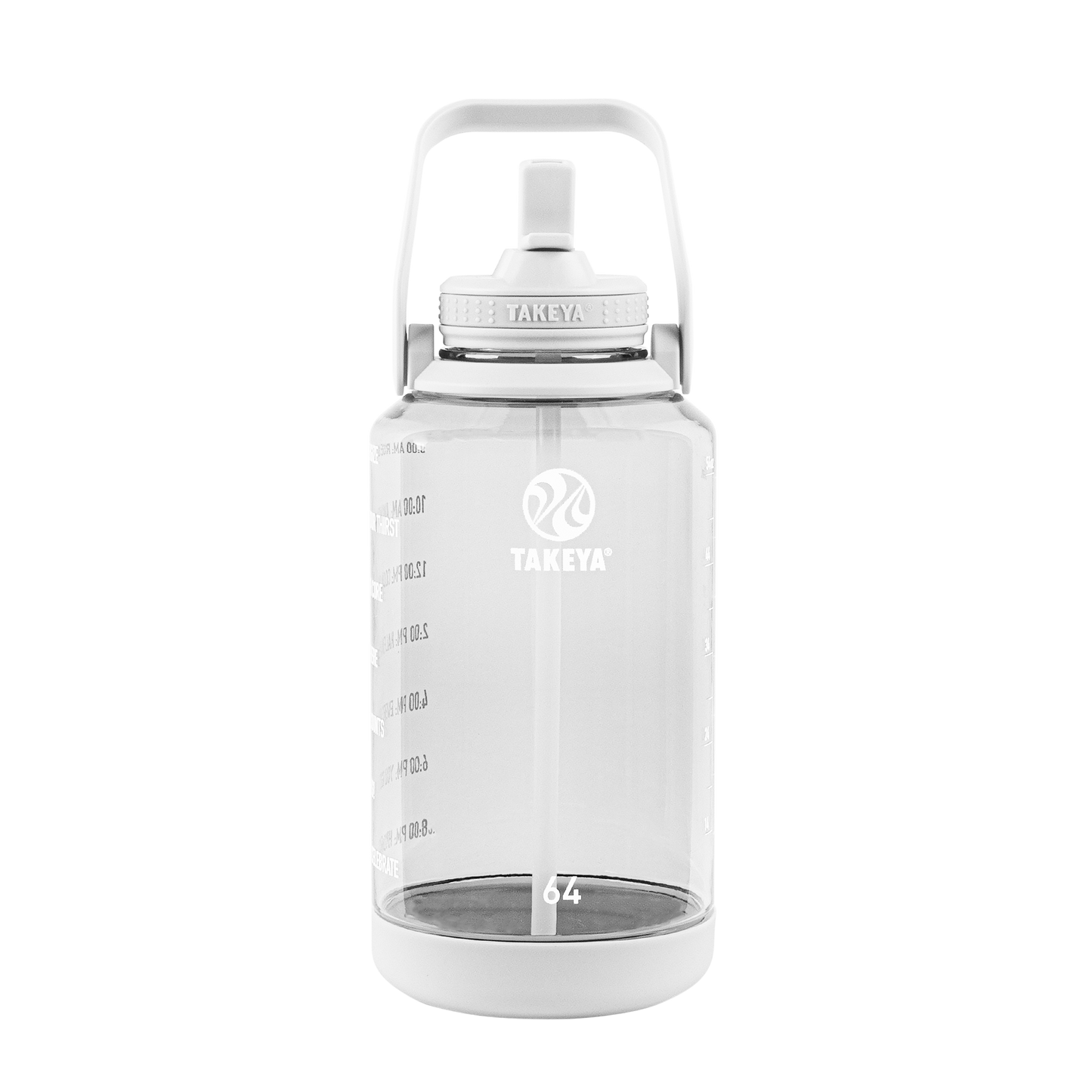 tritan-motivational-water-bottle-with-straw-lid-e6 54142-Tritan-Straw-Motivational-64-WhiteCloud-front.png